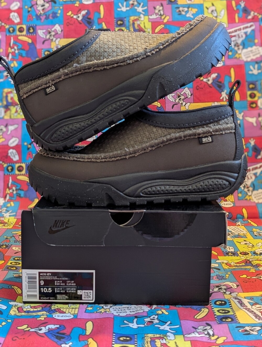 Nike ACG IZY Medium Olive Green Black IO4547-001 Men's Size 9 Brand New